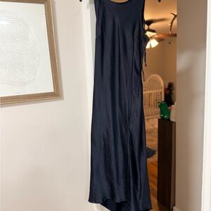 Petal & Pup Navy Blue Midi Slip Dress